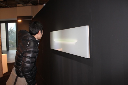 蔡磊的一件空间装置作品《浴之二》
