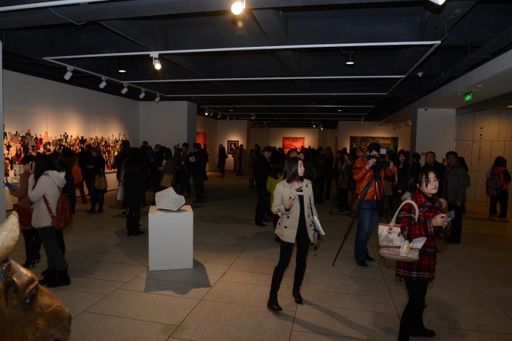 “纵横阡陌——中国当代青年艺术家作品馆藏展” 展览现场
