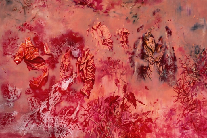 《迷途III》，200x300cm，布面丙烯、油彩，2013年
