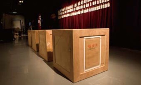 2013 年11 月3 日开幕的首届“拍卖双年展”，陈彧君陈彧凡的参展作品《包装作品》是4 个木质包装箱，只有其中一个木箱中有成型的雕塑作品，另外3 个箱子在买家开箱后切去木箱一角，木箱成为作品本身。

