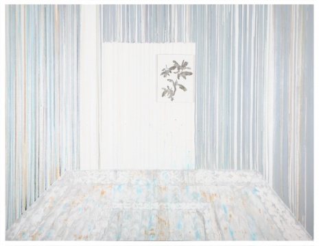 陈彧君，《 亚洲地境—5.2平方米 NO.8》，布上丙烯， 260x200cm， 2008
