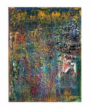 格哈德•里希特，《Abstraktes Bild》，布面油画，259.4 x 200.3cm，1989      图片来源：Christie's
