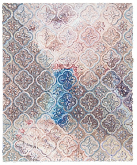 《蓝色》 27×33cm 手工纸水彩 2013
