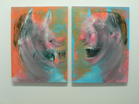 “重叠”系列作品
 “重叠”系列作品