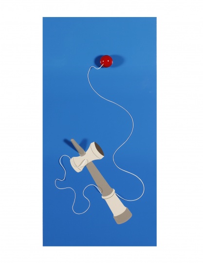剑玉，80×40×8cm，丙烯材料，2014
