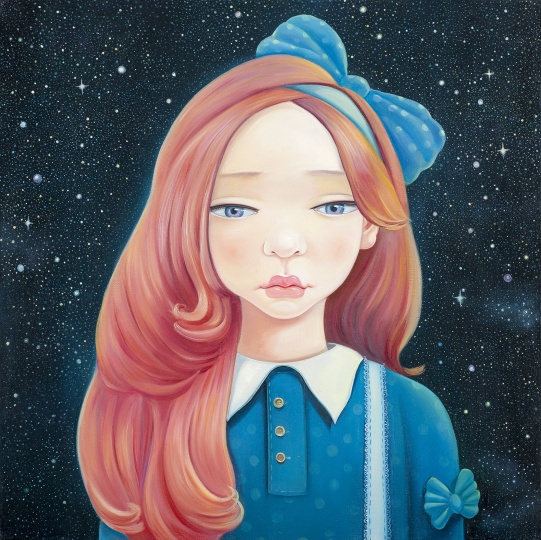 《星空》 50 x 50cm  布面油画  2013
