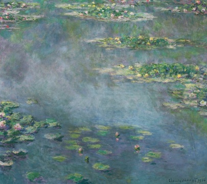 Claude Monet, Nymphéas (1906) via Sotheby’s
