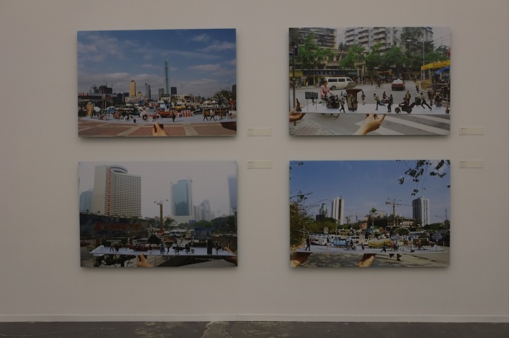 尤伦斯当代艺术中心展出的陈劭雄1996年的摄影作品《街景之四》