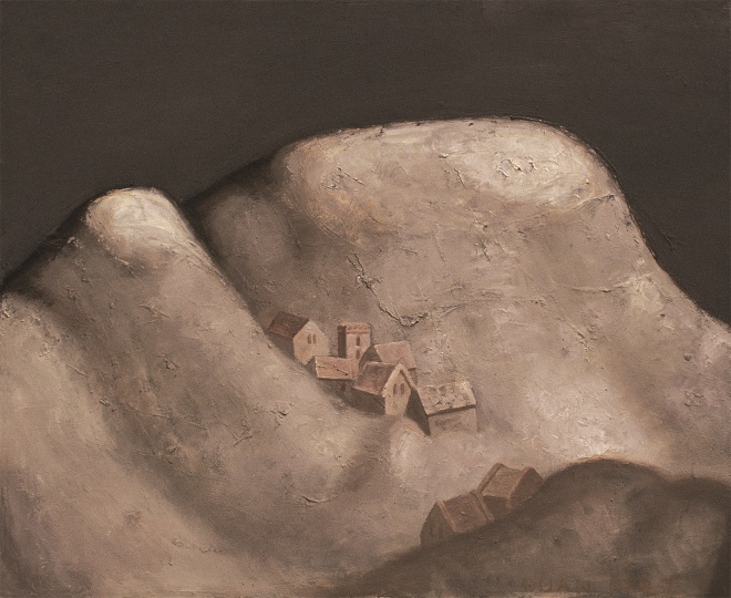 《山》 60×73cm 布面油画 1997年
