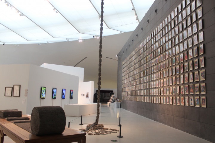 “实年一验——中央美术学院实验艺术专业教学十年成果展”展览现场，图为艺术家个案部分
