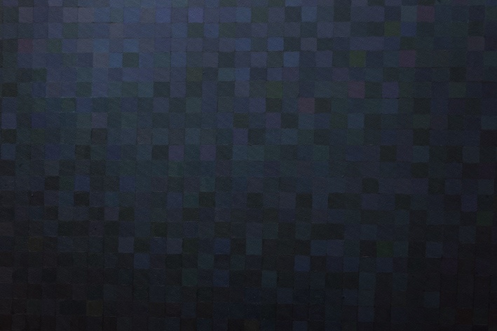 《误差3》大圆细节，布面油画，2011
