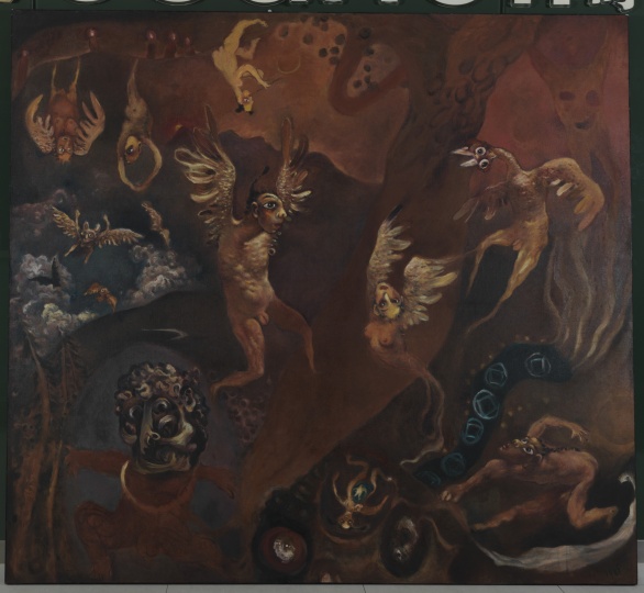《生灵》 200x180cm 布面油画 1987
