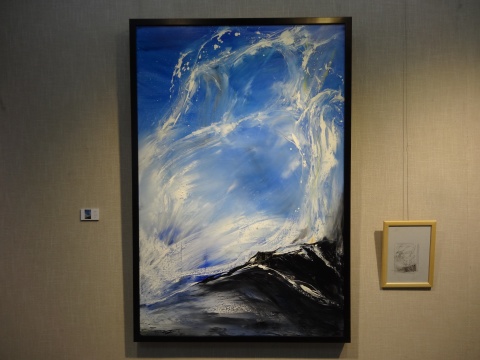 《冥昭》100x150cm 布面油画 2014 《冥昭》100x150cm 布面油画 2014