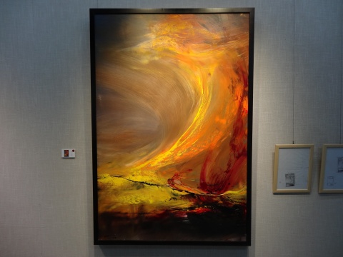 《未知的爱》100x150cm 布面油画 2014
《未知的爱》100x150cm 布面油画 2014