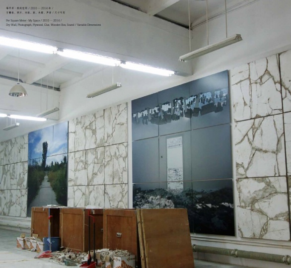 “每平米”来自于王友身五年间经历的自己的两个工作室从建设到拆迁的过程
