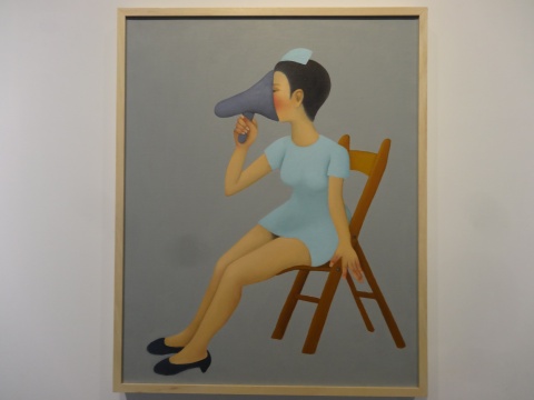 《护士》80 x 100cm 布面油画 2013
