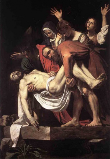 卡拉瓦乔 1602 - 1604年创作的《基督的下葬》