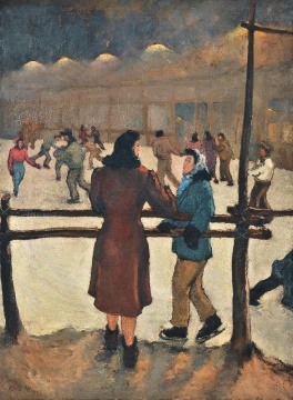Lot0027 孙宗慰《溜冰场》88x65cm 1947 估价:50-60万
Lot0027 孙宗慰《溜冰场》88x65cm 1947 估价:50-60万