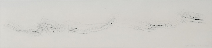 《0821》52×233.5cm 纸本水墨 2008年
《0821》52×233.5cm 纸本水墨 2008年