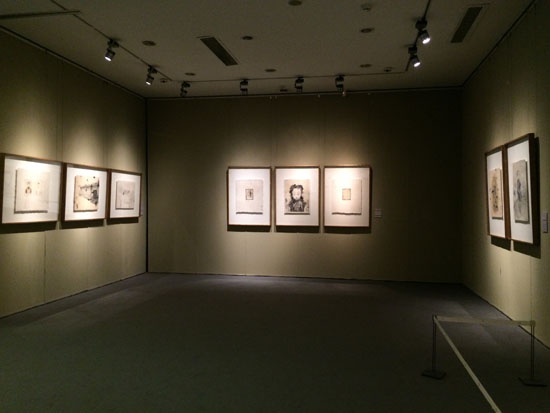 2014年10月，刘庆和个展”白话刘庆和说“展览现场
