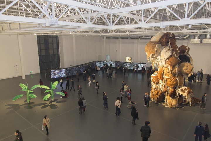 “天人之际II：上海星空”展览现场
