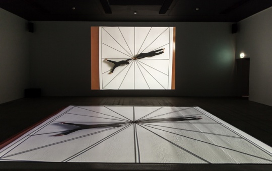 View of the exhibition Bruce Nauman, Fondation Cartier pour l’art contemporain, 2015. Photo © Luc Boegly

