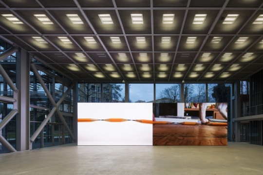 View of the exhibition Bruce Nauman, Fondation Cartier pour l’art contemporain, 2015. Photo © Luc Boegly
View of the exhibition Bruce Nauman, Fondation Cartier pour l’art contemporain, 2015. Photo © Luc Boegly