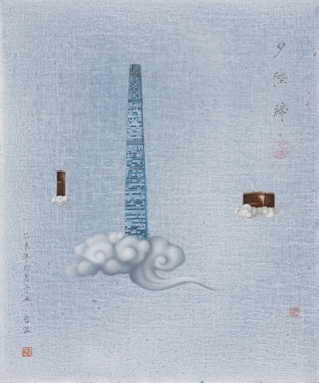 《夕陛缔 CBD》 60cm×50cm 布面油画 2015
