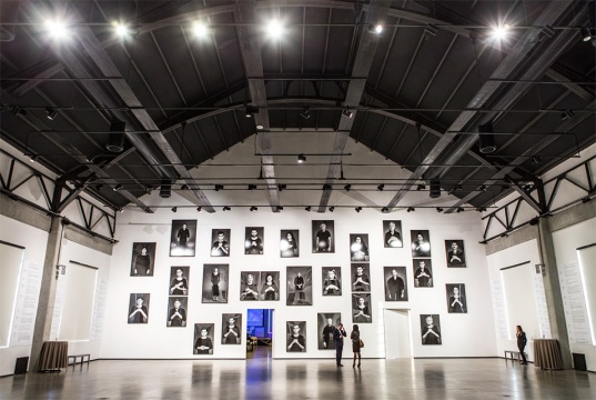 Shirin Neshat, The Home of My Eyes, 2015, Installation image, YARAT Contemporary Art Centre, Baku, Photo Rauf Askyarov, Courtesy YARAT

