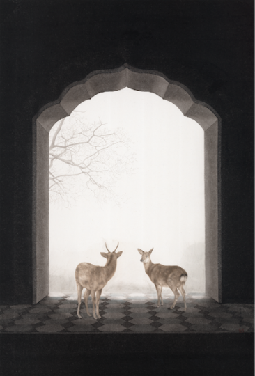《众妙之门》 79×116.5cm 纸本水墨 2015&nbsp;
