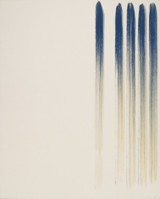 《From Line》, 162.6×151.1cm,布面油画 ,1980，© 李禹焕
