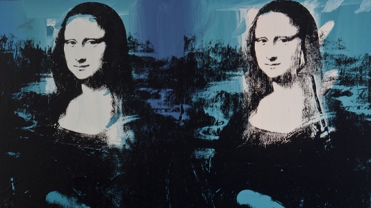 
安迪·沃霍尔《Mona Lisa Four Times》（局部）1978
Courtesy of The Art Institute of Chicago, Gift of Edlis/Neeson Collection
