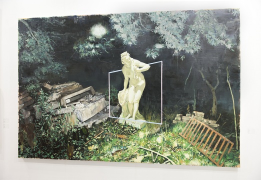李天琦《隐秘的花园》   200×300cm  布面油画   2014  b.1991  中央美院研究生在读
