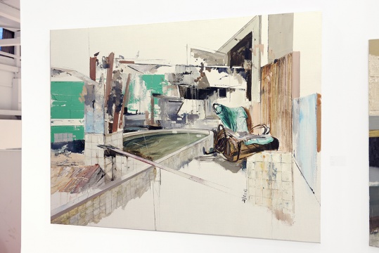 刘超 《绿水池》 150×200cm  布面油画   2014   b.1987  毕业于鲁迅美术学院绘画系
