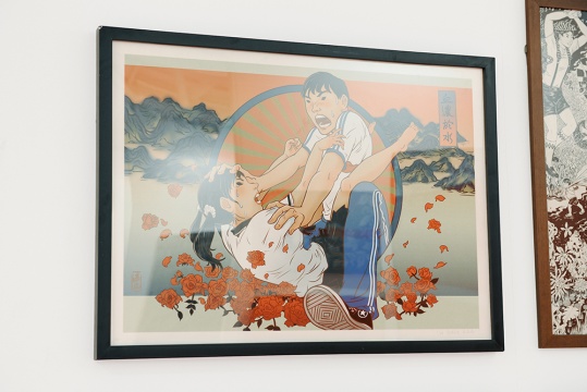 庄汤尼  《血浓于水》   56×80cm  艺术微喷   2014   b.1987  毕业于广州美术学院美术教育系
