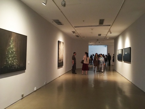 徐弘作品集中展示于一层展厅
