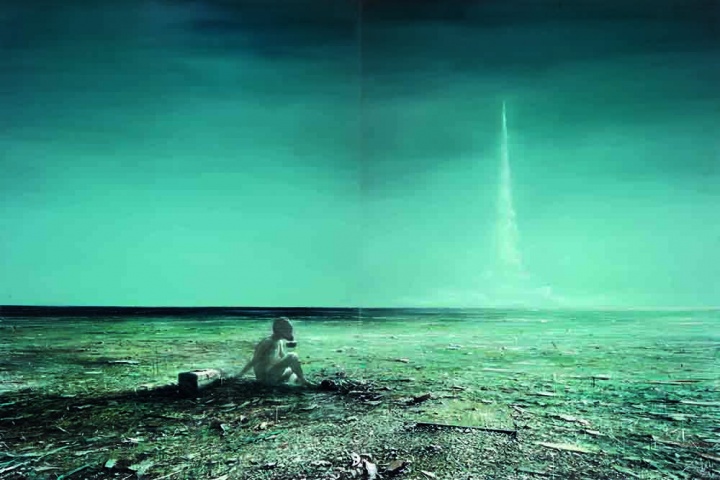 贾蔼力《无名日2》(两联作) 267 x 400 cm 布面油画 2007 成交价:930万元 上海佳士得2015春拍
贾蔼力《无名日2》(两联作) 267 x 400 cm 布面油画 2007 成交价:930万元 上海佳士得2015春拍