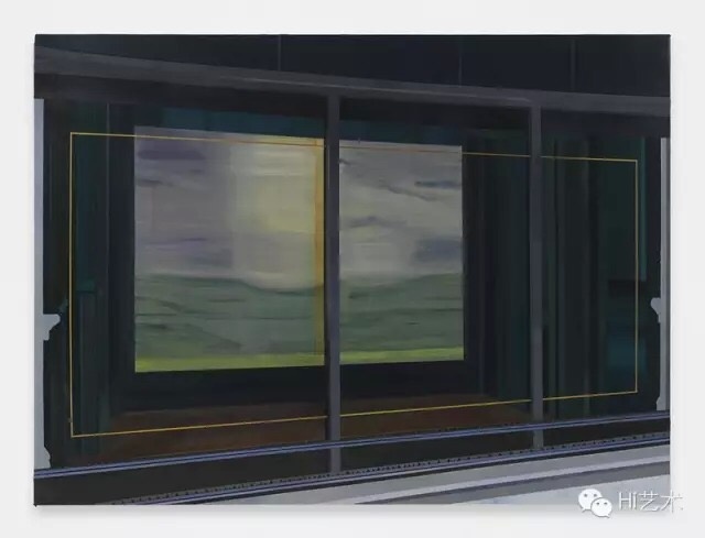 《纺织风景》 111.8×152.4cm 布面油画 2014
