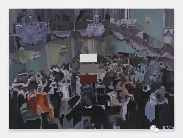 《舞厅#1》 111.8×152.4cm 布面油画 2014
