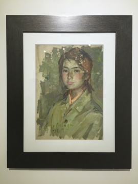 《师范学员》 51×37cm 布面油画 1978

