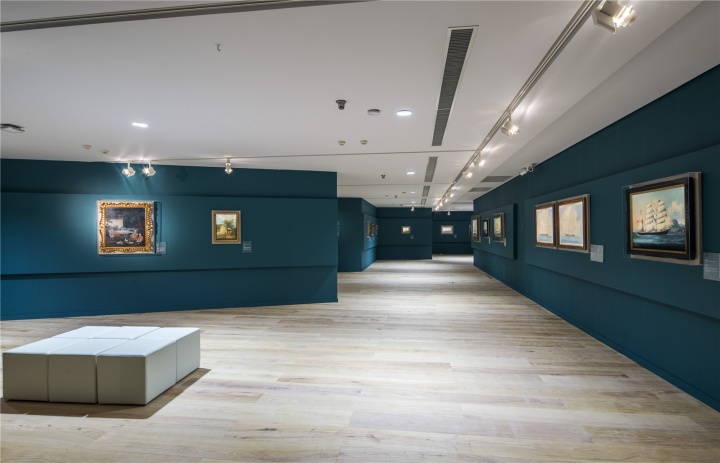 “视觉的调试——中国早期洋风画展”展厅
