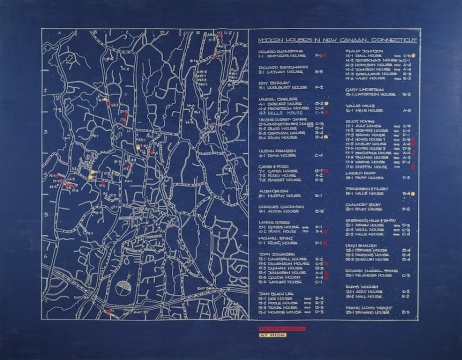 《濒危物种3》，2004，布面丙烯、丝网印刷、乙烯，200.5 x 292 厘米。由艺术家和纽约Postmasters画廊提供
