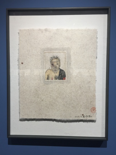 刘庆和 《朝阳档案之五》  55×65cm 纸本水墨 2015
