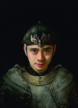 《自传体——儿时梦想》40×55cm 布面油画 2013
