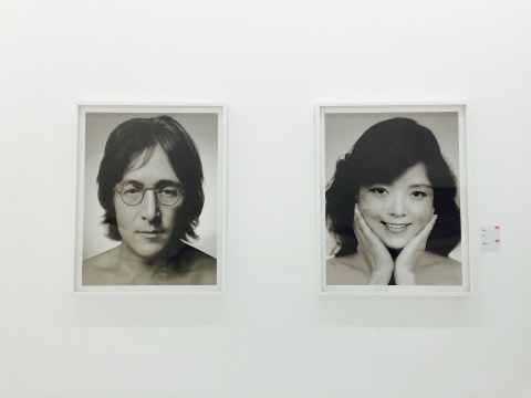 张巍2014年及2013年作品《约翰列侬》、《邓丽君》
