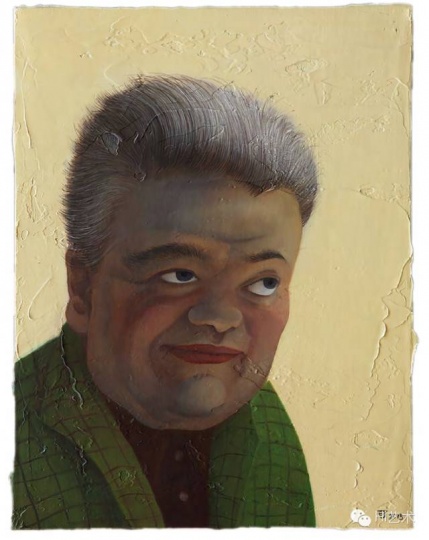 陈可 《老年迪耶戈》 30 × 40 cm 布面油画 2015
