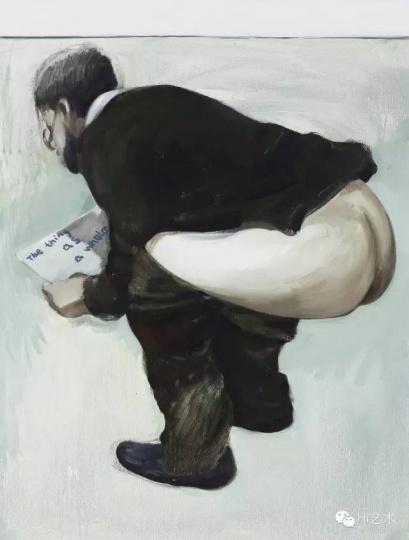 翟倞 《艺术问题》 100x80 cm 布面油画 2015
