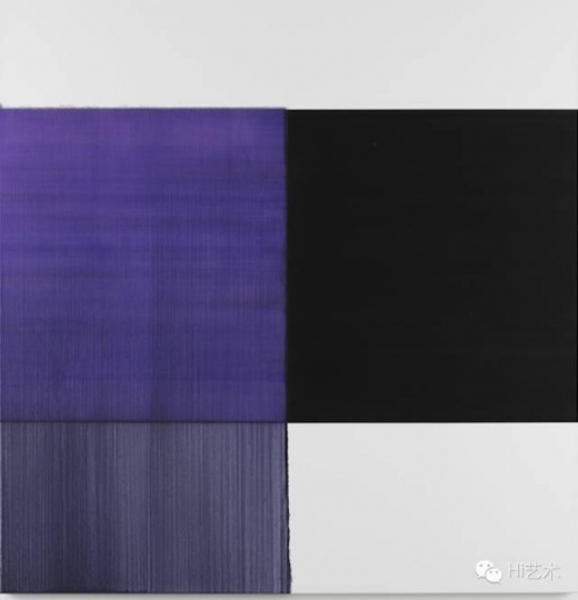 卡勒・英纳斯 《Exposed Painting Dioxaine Violet》180x175cm 油彩亚麻布 2015
