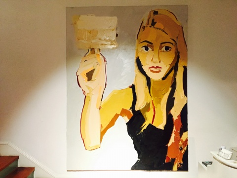 《Tamen》 布面油画  230 x 170 cm 2015
