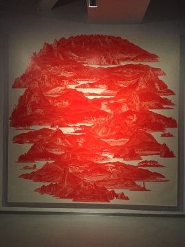 李世贤 《红之间》 200×200cm 布面油画 2009
